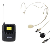 W Audio DQM 600BP Add-on Beltpack Kit System Kopfbügel-Headset-Ansteckmikrofon CH38